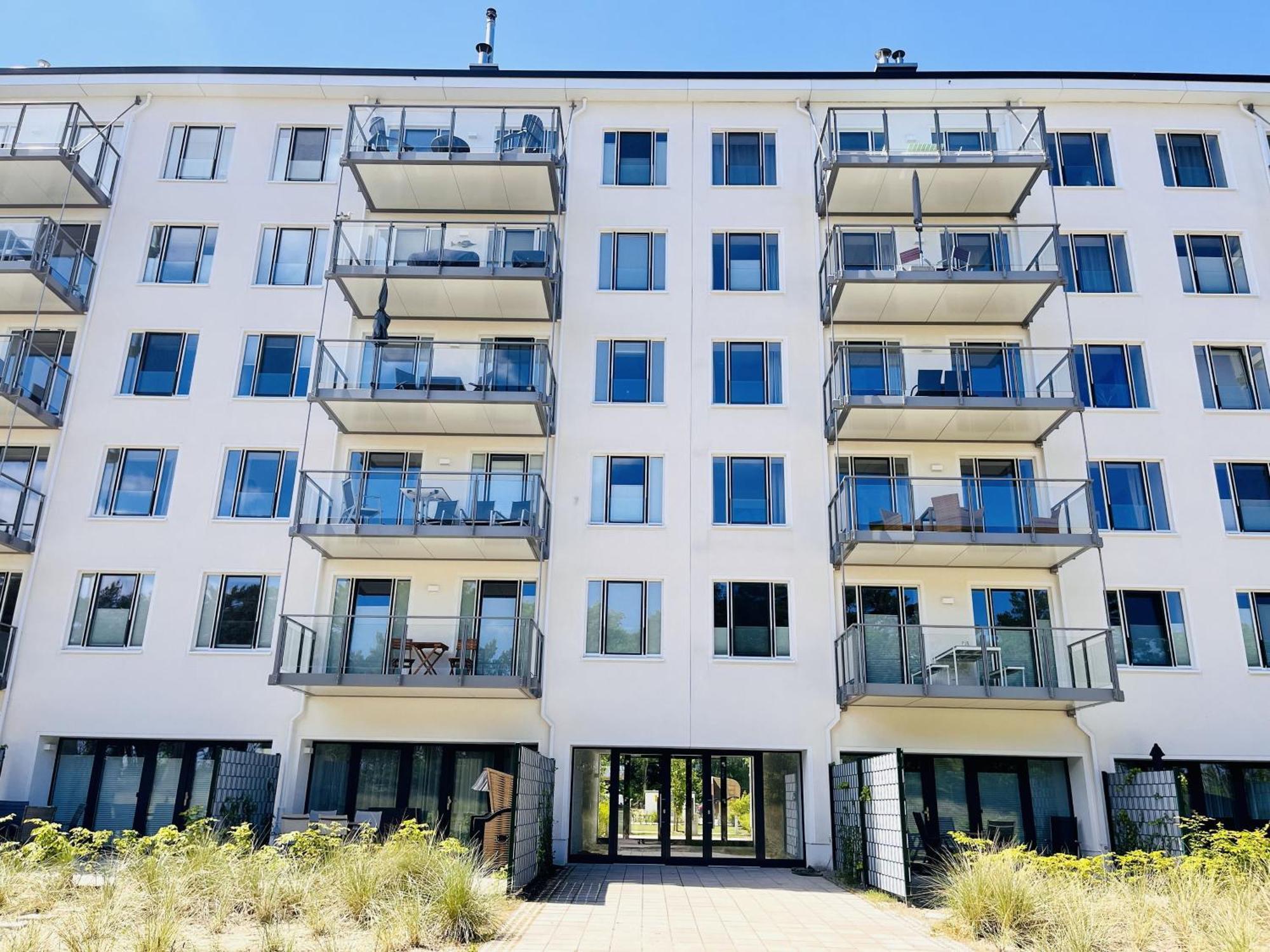 Ferienwohnung Domizil Am Meer Haus Arkona Prora Binz Exterior foto